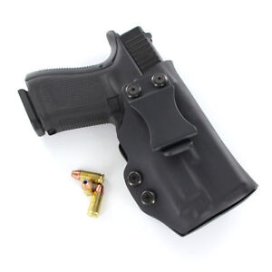 IWB Kydex Holster for Handguns with a OLIGHT BALDR S - Matte Black