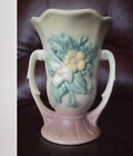 Vintage Hull Art Pottery Vase WILDFLOWER Yellow & Pink W3 5-1/2. Collectible