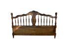 Vintage King Size Country French Style Wood Headboard
