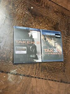 Taken 2 And 3 Blu-ray Liam Neeson Action Packed Movies One Used One Sealed