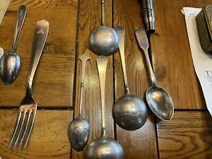 New ListingAntique Imperial Russian 5 Spoons Sterling Silver 84/imperial period/161grams