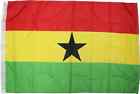 2x3 Ghana Star National Rough Tex Knitted Flag 2'x3' Banner