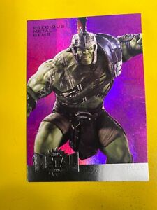 DA75196 2017  Marvel Thor Ragnarok Hulk Precious Metal Gems PMG Purple HULK