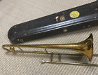 Vintage HN White King 2B Liberty Trombone 284991 Slide lock with Case Model 1407
