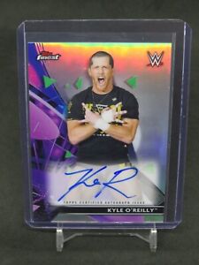 New Listing2021 TOPPS FINEST WWE KYLE O'REILLY REFRACTOR AUTO MS2
