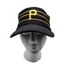 Vintage 1980s Pittsburgh Pirates 7 Up SGA Black Pillbox Snapback Cap Hat