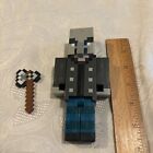 Minecraft Chopping Vindicator Defensor With Axe Gray Action Figure 5.5” Mattel