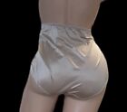 Vassarette Gold Satin High Waisted Nylon Panties Womens 3XL/48