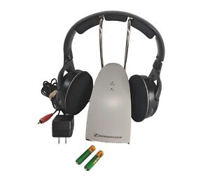 Sennheiser HDR120 Wireless Headphones TR120 Charging Dock & Power Supply EUC