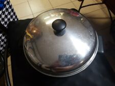 Vintage Vollrath Super-Core Stainless Steel Ware Stock Pot w/ Lid Large 4 Qt