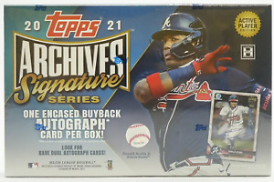 2021 Topps Archives Signature Series Active Player Baseball Sealed Hobby Box