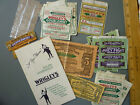 Large Lot of WRIGLEY'S paper: Peppermint bookmarks, P.K., Spearmint, Doublemint
