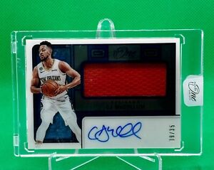 New Listing2023 Panini One And One /35 Purple Patch Auto CJ McCOLLUM Pelicans Variation CT2