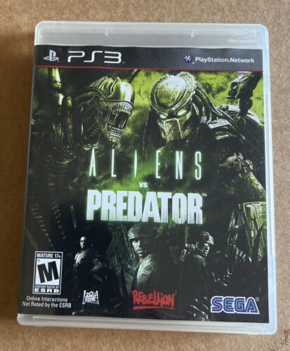 Alien vs Predator (Sony PlayStation 3 PS3 2010) Complete in Box