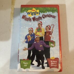 The Wiggles: Wiggly Wiggly Christmas VHS 2000 Clamshell Cartoon Classic Movie