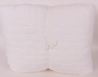 Pottery Barn Bliss Handcrafted Cotton Linen King quilt & 2 standard shams, white