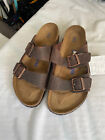 New Men's size 44 Arizona Birkenstock two-strap Sandals Habana