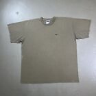 Vintage Nike Embroidered Swoosh T Shirt Size XL Olive Green Sage Army 90s Y2K