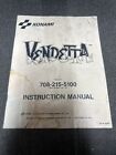 Konami VENDETTA Arcade Video Game Manual - used original