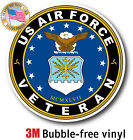 US AIR FORCE VETERAN DECAL 3M STICKER MADE IN USA WINDOW CAR LAPTOP