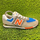 New Balance 574 V2 Mens Size 7 Blue Orange Athletic Shoes Sneakers ML574LA2