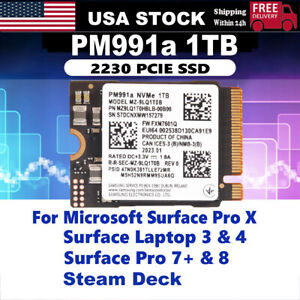 New Samsung PM991A 1TB 2230 Internal SSD For Microsoft surface 7+ 8 9 Steam Deck