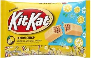 Kit Kat Limited Edition Lemon Crisp Miniatures 8.4 Oz Exp 2-2025