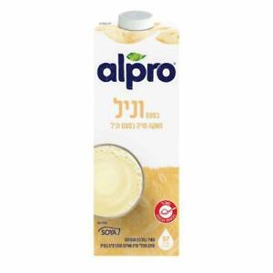 Alpro Soya Vanilla Flavored Long Life Drink  Kosher Product 1Liter
