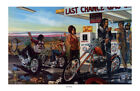 Dave Mann Ed Roth Studios Print Poster Bike Chopper Gas Stop