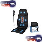 Back pad massager seat with heat 10vibration motors massager seat FREE SHIPPING