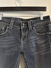 Miss Me jeans 28 low rise bootcut Gray Super Cute