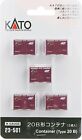 N Scale Kato 23-501 Type 20B Containers 5 pcs. for Freight Scenery Accessories
