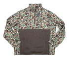 Fieldstone Sporting Lifestyle Brown Camo Overland 1/4 Pullover Jacket Mens 2XL