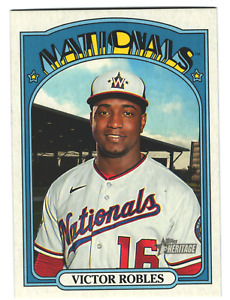2021 Topps Heritage - Mini #470 Victor Robles #15/100 - SSP