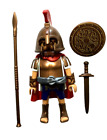 Playmobil,GREEK WARRIOR,THE 300,with SPEAR, SHIELD, SWORD,FEATHERED HELMET