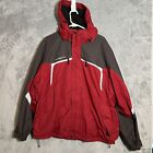 ZeroXposur Men's XL Heavy Hooded Lined Jacket Pockets Full Zip Red