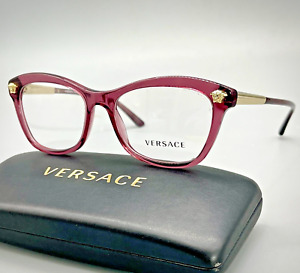 Versace VE 3224 5209 Women's Eyeglasses Frames  54-17-140mm 100% ORIGINAL