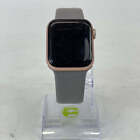 Broken GPS Only Apple Watch Series 4 40MM Gold Aluminum Gray Band A1977 Bad Batt