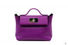 Used Hermes H082153 24/24 Mini Anemone/anemone Taurillon Clemence Shoulder Bags