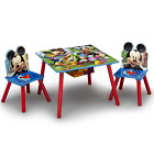 Kids  Mickey Mouse Table And 2 Chair Set With Storage for Toddlers Age 3+