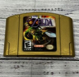 Nintendo The Legend Of Zelda Majoras Mask Gold Holographic N64 Cartridge Only