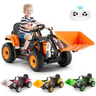 12V Battery Kids Ride On Car Excavator Truck Digger 3 Speed Music Remote Control