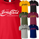 Jesus Christ Mens T-Shirt Happy Easter Funny Gift Christian Religious Cross Tee