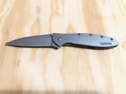 Kershaw ( leek1660 ) SILVER speedsafe plain edge stainless folding pocket knife