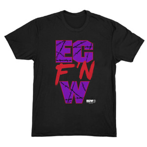 New ECW F'N WWF WWE Invasion Logo Shirt Taz Sandman Dreamer RVD Sabu VTG S-3XL