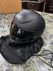SHOEI RF-1100 XL Full Face Motorcycle Helmet Matte Black with Tinted Visor Used