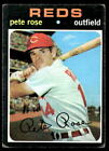 1971 Topps #100 Pete Rose Cincinnati Reds VG-VGEX NO RESERVE!