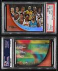 2001-02 Chrome Team Topps Refractor Shaquille O'Neal Tim Duncan PSA 10 Rookie RC