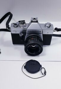 AS IS UNTESTED - Praktica MTL3 film SLR camera With Pentacon 50/1.8 M42 Lens