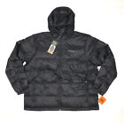 NWT Eddie Bauer Wide Channel Hooded Black Down Puffer Jacket EB650 Men's 2XL